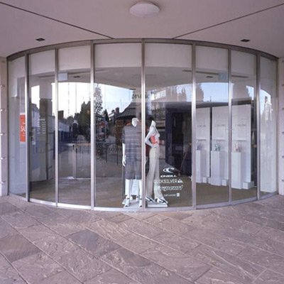 Linear Sliding Doors by Open Entrances