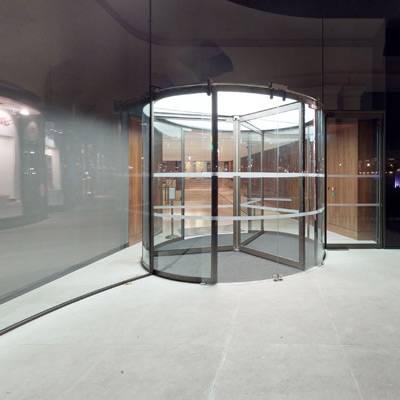 Royal Opera House Stanton Williams Revolving Doors and Glass Entrance matterport 3d view